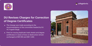 Delhi University Doubles Fee for Correction In Marksheet, Degree Certificate
